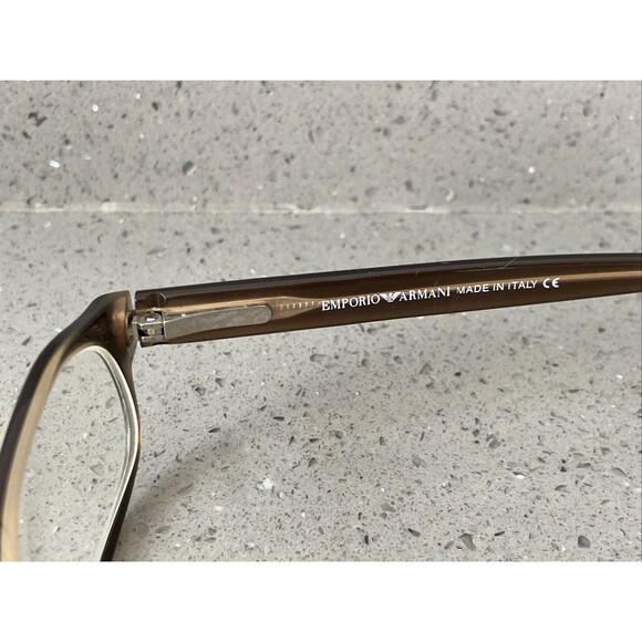 Emporio Armani 610 312 Black 54-17-140 Plastic Eyeglasses Frames ONLY Italy - Picture 6 of 13